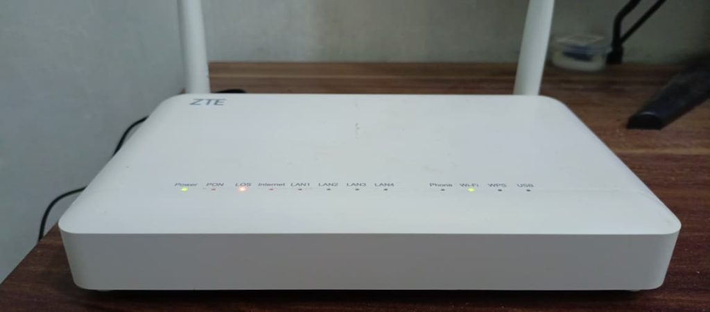Indikator Loss Pada Prangkat ONT (Optical Network Terminal)
